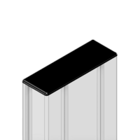 60-210-1 MODULAR SOLUTIONS POLYAMIDE PART END CAP 90MM X 32MM BLACK